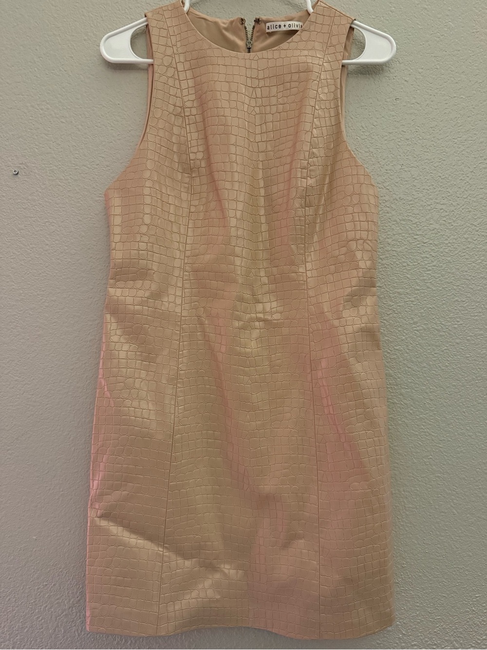 alice + olivia
Daven Vegan Leather Sleeveless Mini Dress - Picture 5 of 9